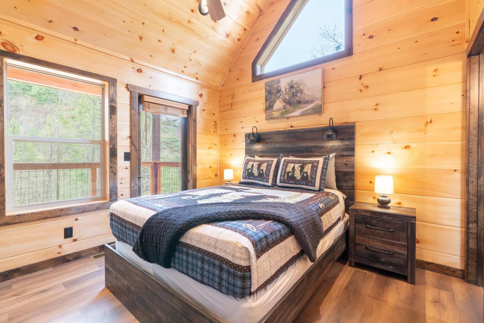 סביירוויל Hawks Nest Mountain Cabin מראה חיצוני תמונה