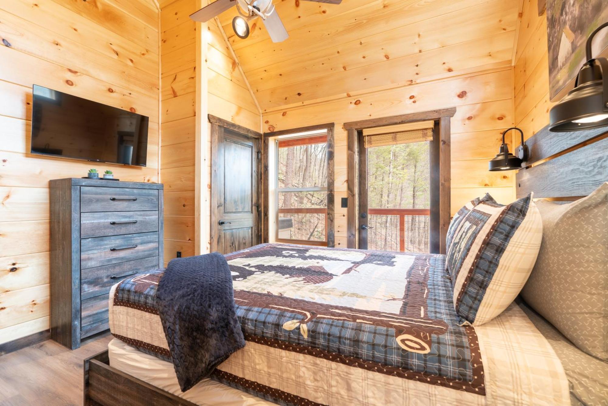 סביירוויל Hawks Nest Mountain Cabin מראה חיצוני תמונה