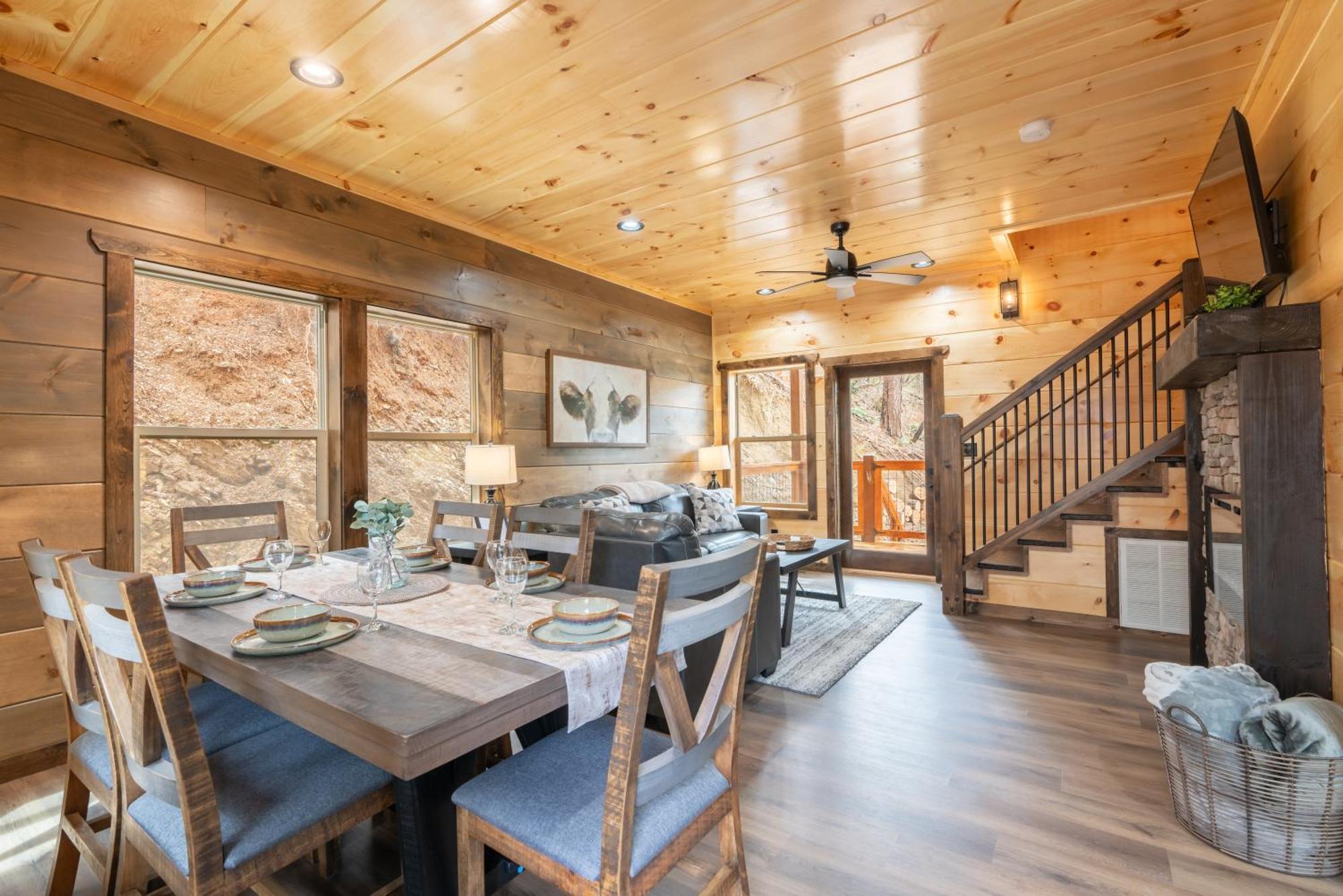 סביירוויל Hawks Nest Mountain Cabin מראה חיצוני תמונה