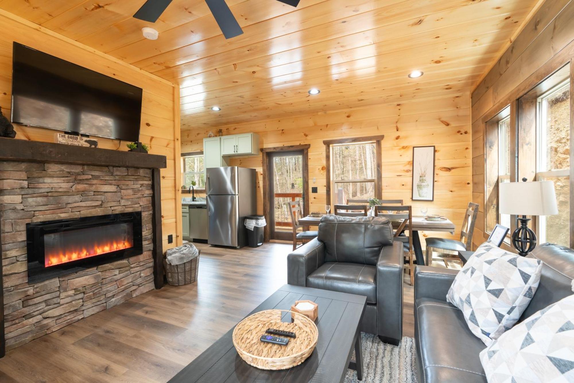 סביירוויל Hawks Nest Mountain Cabin מראה חיצוני תמונה
