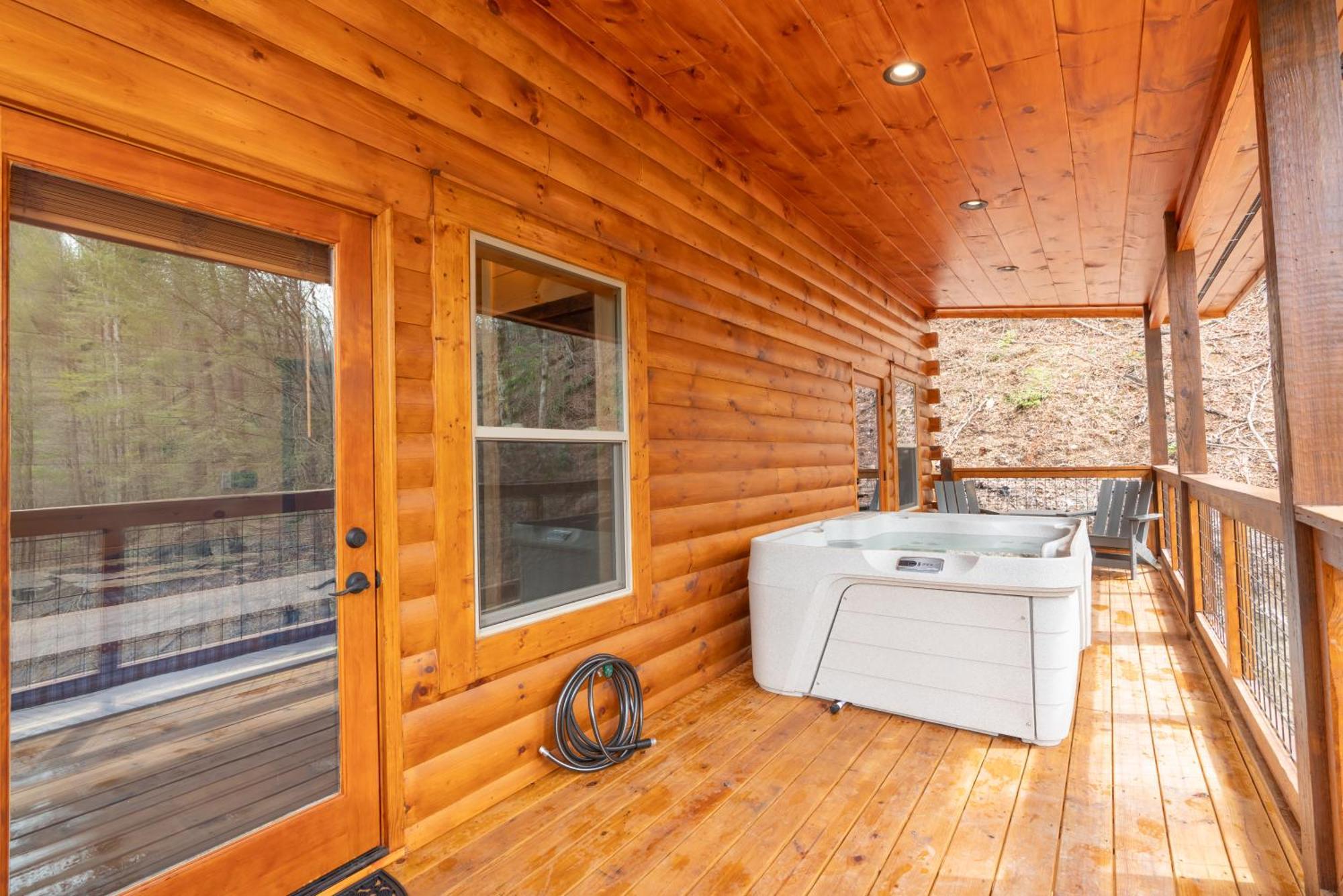 סביירוויל Hawks Nest Mountain Cabin מראה חיצוני תמונה