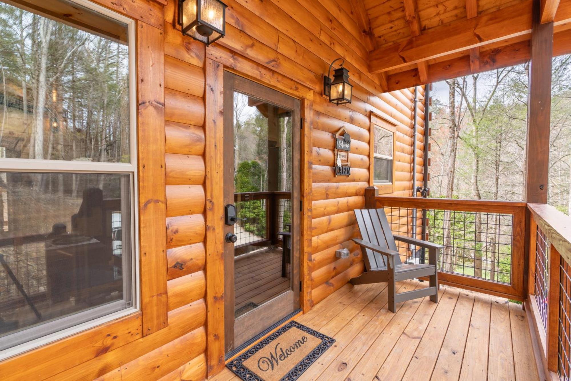 סביירוויל Hawks Nest Mountain Cabin מראה חיצוני תמונה